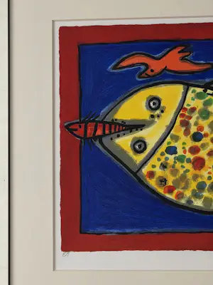 Corneille - Poisson Joyeux - E.A - 1999 - Handgesigneerd kopen? Bied vanaf 500!