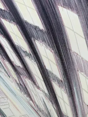 Jeroen Henneman - Handgesigneerde kleurenlitho | 'Verkeer in de stad' | 1988 kopen? Bied vanaf 200!