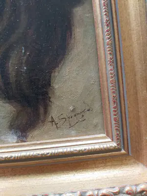 Niet of onleesbaar gesigneerd - Jezus met doornen kroon kopen? Bied vanaf 1!