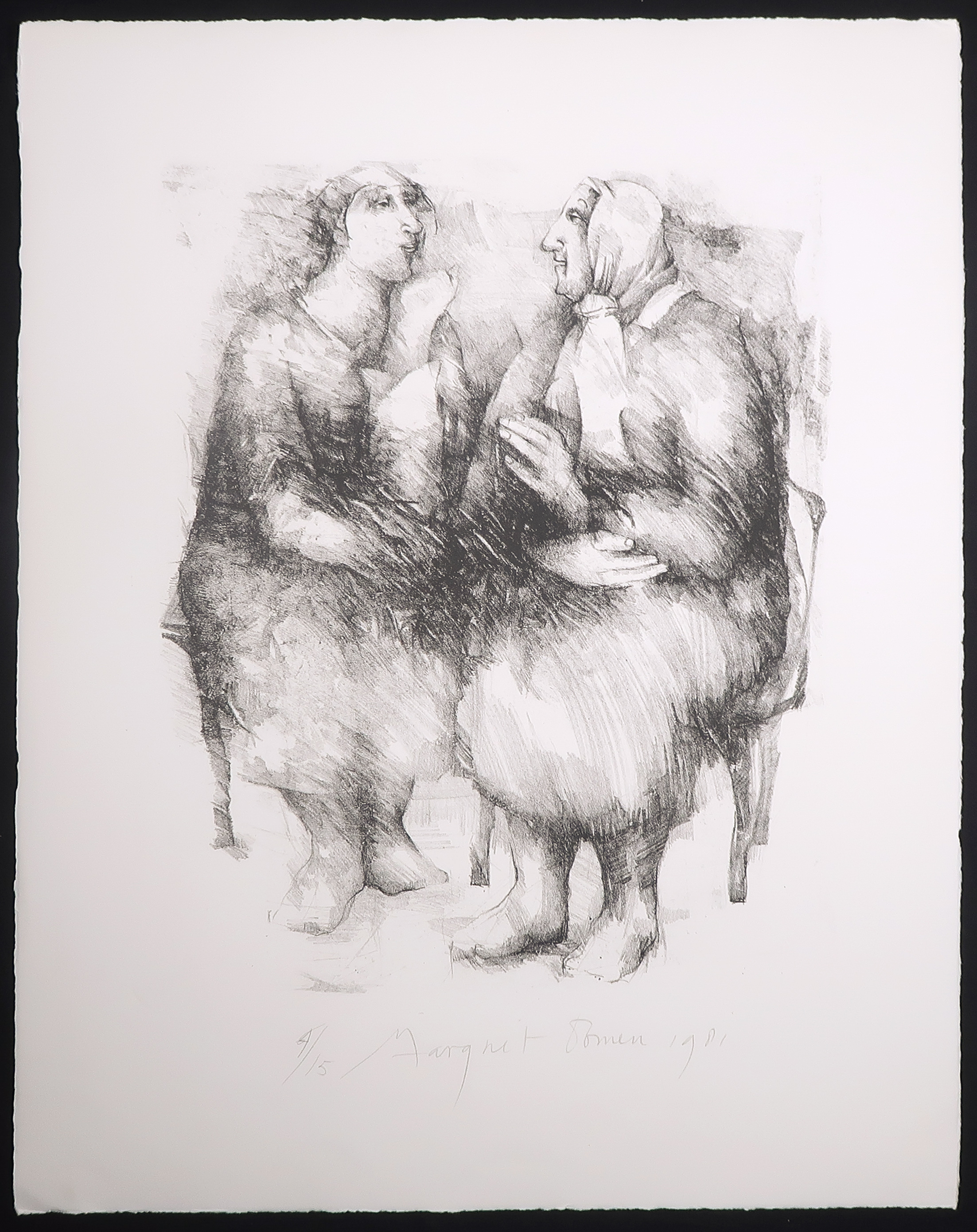 Margriet Oomen - Litho, Zonder titel kopen? Bied vanaf 1!