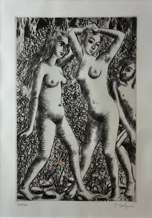 Paul Delvaux - Le Voyeur kaufen? Bieten Sie von 520!