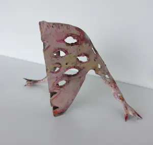 Rene Donders - Sculptuur van messing, Jumping Head kopen? Bied vanaf 150!