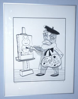 Kamagurka - ...realisme op doek...zeefdruk uit 1990 kopen? Bied vanaf 125!