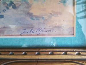 Adriaan Terhell - boerinnetje, aquarel, origineel werk kopen? Bied vanaf 69!