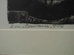 Kees Buurman - Litho - Paar kopen? Bied vanaf 25!