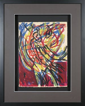 Karel Appel - Litho uit Rhapsodie de ma nuit - Ingelijst kopen? Bied vanaf 1!