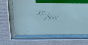 Karel Appel - Ingelijste zeefdruk: The green kiss kopen? Bied vanaf 1295!