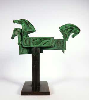 Eric Claus - Brons, Kijken, denken, doen verkocht voor € 500!