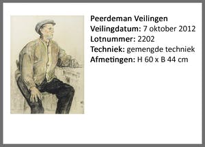 Hendrik van Kempen - Man zittend aan bar kopen? Bied vanaf 190!