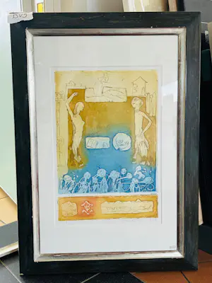 Jan Montyn - zonder titel - met lijst! ( opslag extern) kopen? Bied vanaf 145!