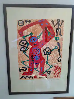 A.R. Penck - Golfspeler verkauft für € 800!