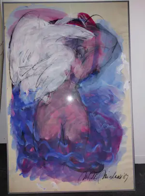 Margarita Nicolaas - Naakte vrouw met vogel kopen? Bied vanaf 300!