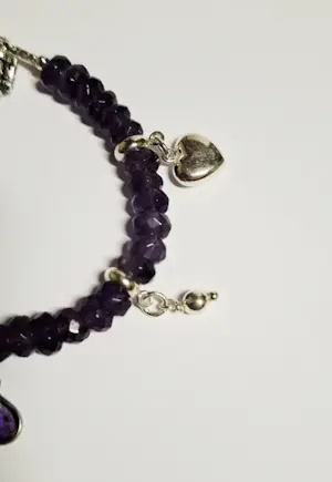 Nieuwe zilveren Armband van natuurlijke facetgeslepen Amethist kopen? Bied vanaf 80!