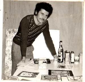 Bernd Kastenholz - aquarellierte Radierung, „Konsumboni“ nur 50 Expl. kopen? Bied vanaf 65!