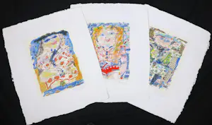 Kees Salentijn - ZEER GROOT LOT met oplage 3 zeefdrukken Vrouwfiguren kopen? Bied vanaf 500!