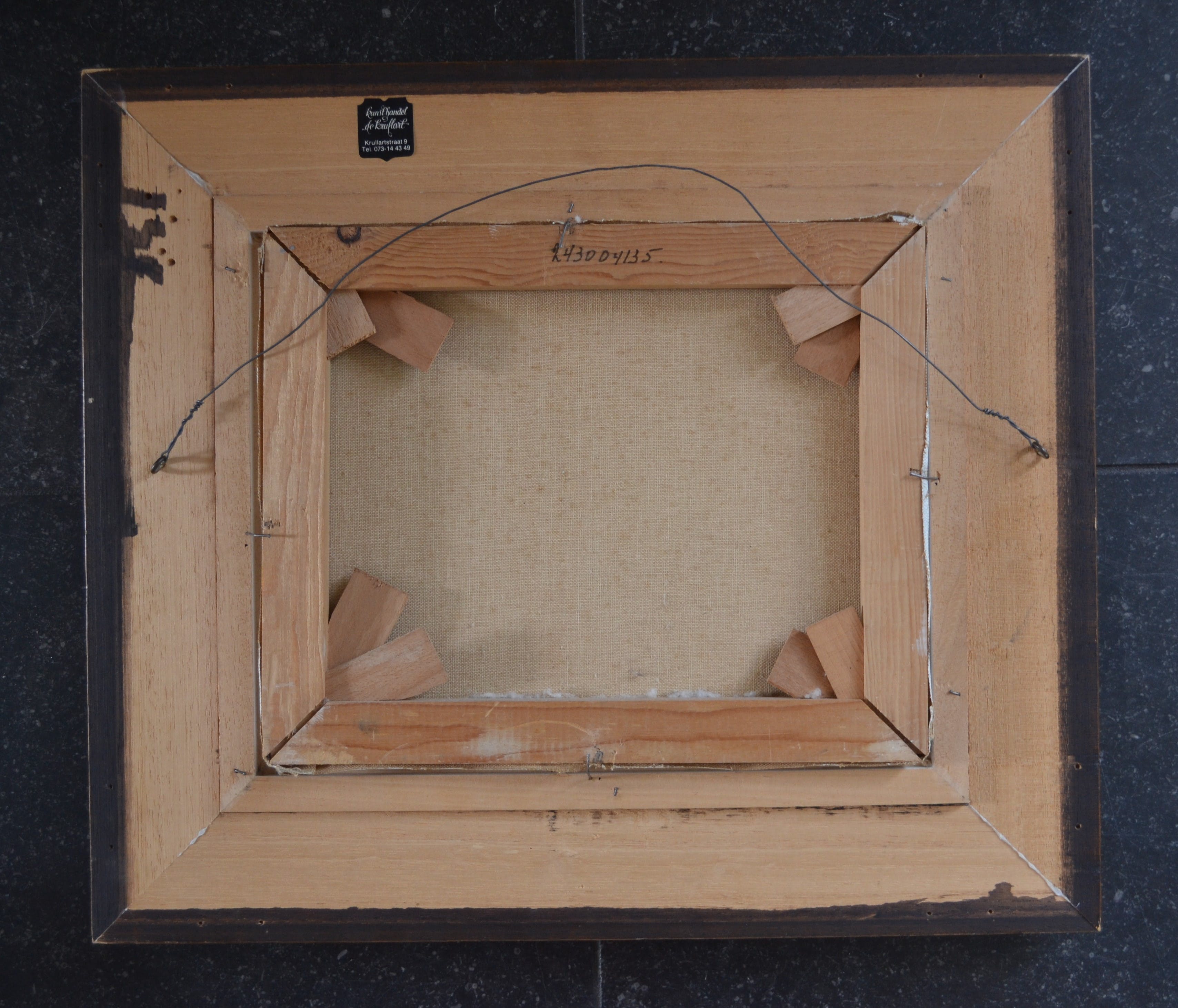 Joop Smits - Joop Smits (1938-2014) Brabants vennetje - Olieverf op doek kopen? Bied vanaf 1!