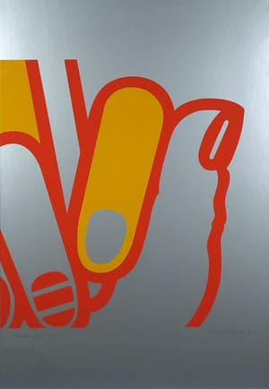 Marte Roling - Zeefdruk, Handen 29 C - Ingelijst kopen? Bied vanaf 1!