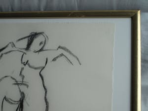 Anton Heyboer - Pastelkrijt, “Naakte vrouw” – gesigneerd & ingelijst kopen? Bied vanaf 1!