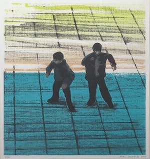 Koen Vermeule - Zeefdruk, Zonder titel - Ingelijst kopen? Bied vanaf 60!