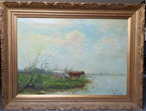 Berend Jan Brouwer - Koeien aan de Waterkant kopen? Bied vanaf 999!