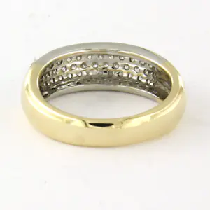 14k bicolour gouden ring met briljant geslepen diamant tot. 1.00ct – F/G - VS/SI kopen? Bied vanaf 1000!