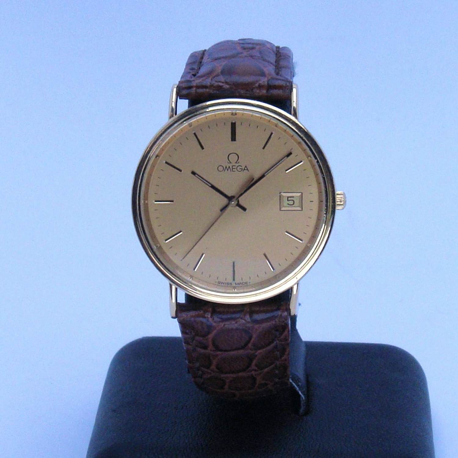 Omega De Ville - 18k gouden kast - herenhorloge kopen? Bied vanaf 1700!