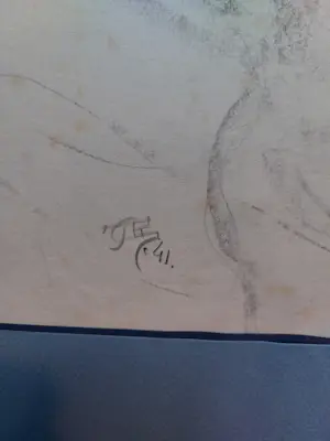 Jan Sluijters - Jan Sluyters jr. 1914-2005. Mooi getekende baby !! 1941 kopen? Bied vanaf 50!