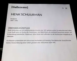 Buy Henk Schuurman - Porträt Pastelkreide auf Büttenpapier? Bid from 190!