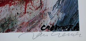 Jan Cremer - offset litho: Gobi I - 1988 (groot!) kopen? Bied vanaf 149!