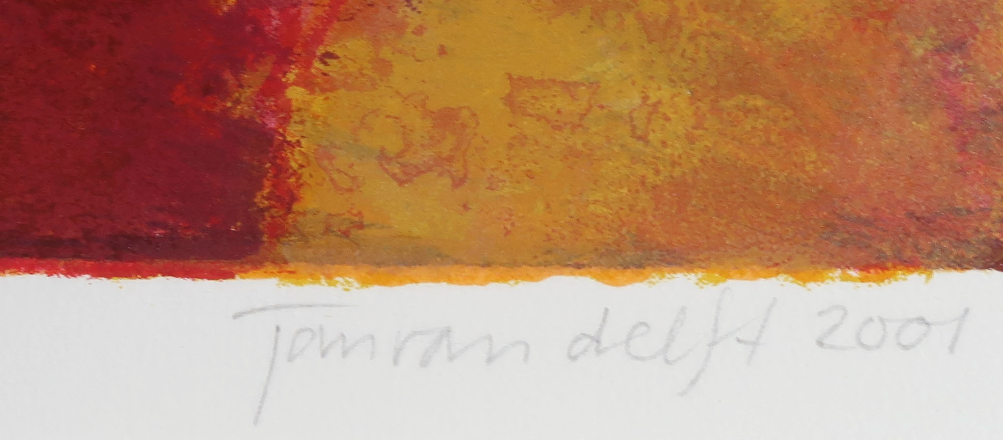 Jan van Delft - Zeefdruk, Lelie III kopen? Bied vanaf 1!