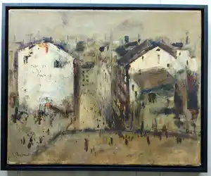 Jan Rijlaarsdam - Amsterdamse of Parijs straatgezicht vendu pour 660€ !