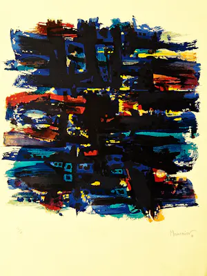Alfred Manessier - "Art informel" grote kleurenlitho - abstract expressionisme - glmt. oplage (80) kopen? Bied vanaf 62!