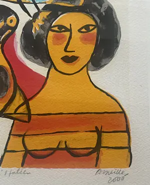 Corneille - Gesigneerde lithografie, een Italiaanse zomer, 2000 kopen? Bied vanaf 350!