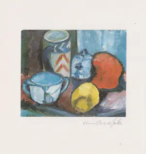 AcheterEberhard Dänzer - e.a: vijf handgesigneerde zeefdrukken: Diverse Composities? Enchérissez de 35!