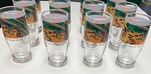 Corneille - Set van 12 glazen Tigres Amoureux (Verliefde tijgers) kopen? Bied vanaf 48!