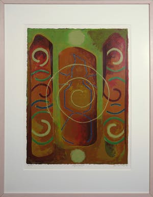 Jan van Delft - Zeefdruk, Vogelwacht - Ingelijst kopen? Bied vanaf 1!