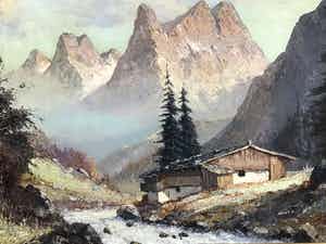 Niet of onleesbaar gesigneerd - Keizergebergte Oostenrijk verkocht voor € 1!