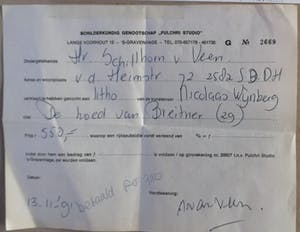 Nicolaas Wijnberg - Hommage aan Breitner (incl. aankoopnota Pulchri Studio) kopen? Bied vanaf 85!