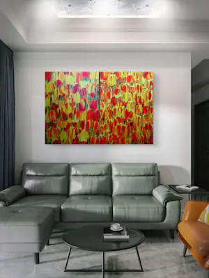 Elva Polyakova - Tulips in colours 2 x st. kopen? Bied vanaf 299!