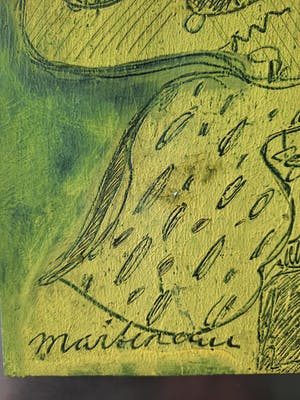 Anton Martineau - schilderij op dik papier gesigneerd kopen? Bied vanaf 120!