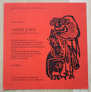 Asger Jorn - tentoonstellingscatalogus: Galerie van de Loo kopen? Bied vanaf 25!