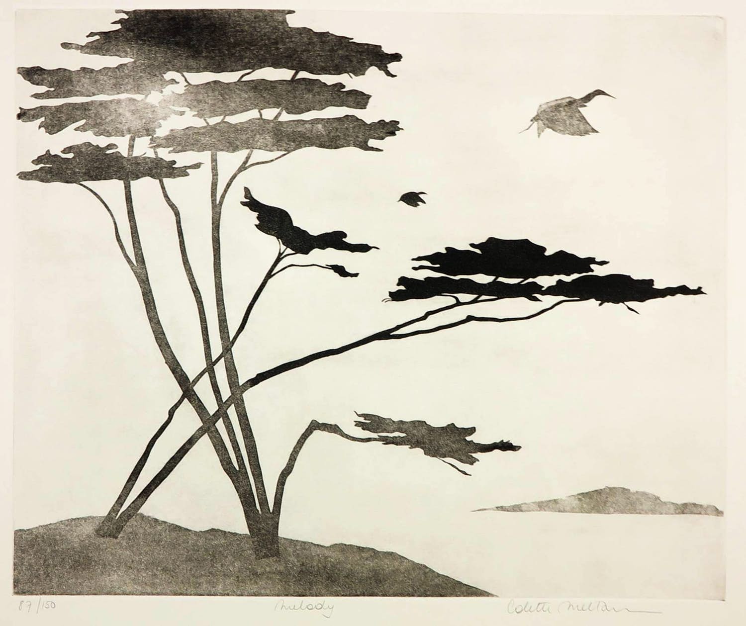 Colette Meltzer-Haesaerts - Aquatint, Melody verkocht voor € 20!