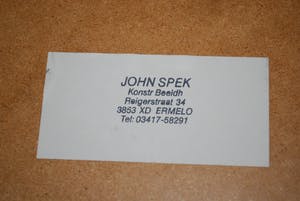 John Spek - Geschonden land III - grote metalen rvs collage kopen? Bied vanaf 125!