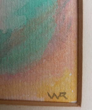 Willem Raedecker - Aquarel "Hertenkamp" kopen? Bied vanaf 65!