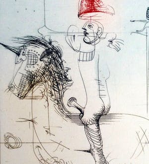 Dan Erceanu - ‘Up to Battle’ - Surrealistische ets - nieuwstaat kopen? Bied vanaf 39!