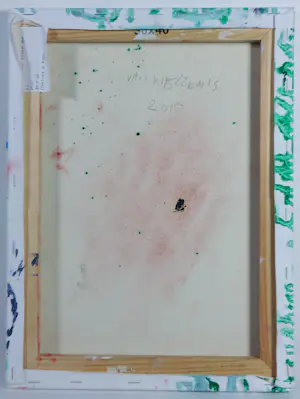 Jan Willem van Welzenis - Olieverf op doek, Zonder titel / Abstracte compositie kopen? Bied vanaf 200!