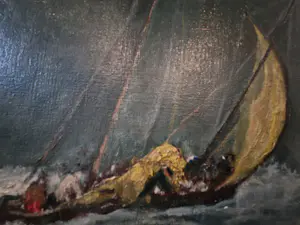 Willem G.F. Jansen - Schip in storm op zee kopen? Bied vanaf 250!