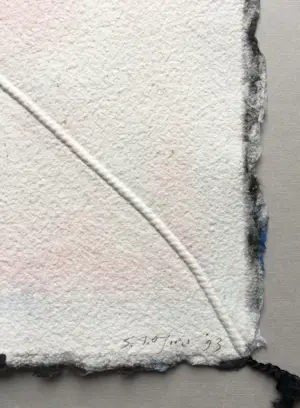 Shinkichi Tajiri - aquagravure ’Knoop’ - minimalistisch en kleurrijk - 1993- oplage 35 kopen? Bied vanaf 375!