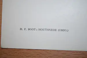 Henri Frederic Boot - Houtsnede - Het Juffertje kopen? Bied vanaf 35!