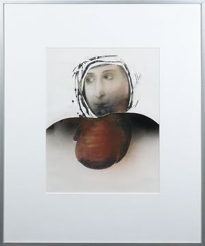 Philip Knipscheer - Pastelkrijt en collage, Zonder titel - Ingelijst kopen? Bied vanaf 1!